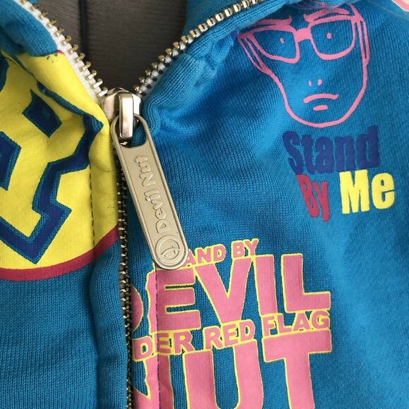 DEVIL NUT Under the Red Flag Hoodie Zip Sweater - Picture 5 of 12